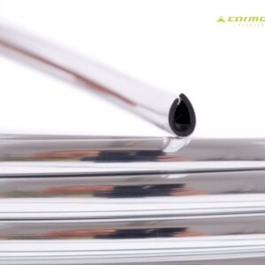 Automobilio tiuningo kampinė juostelė, chrome, 8 x 6 mm x 20 m - Image 4