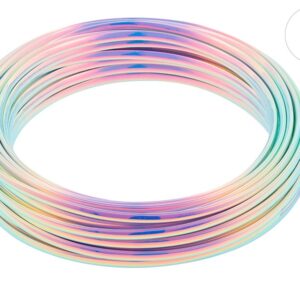 Automobilio tiuningo kampinė juostelė, chrome chameleon, 8 x 6mm x 20 m