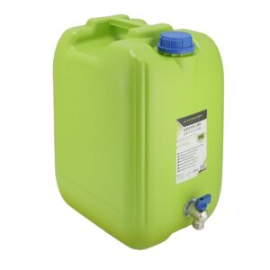 Vandens kanistras with short metal threaded tap valve, 20 L