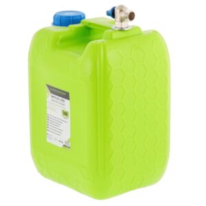 Vandens kanistras with metal short top threaded tap valve, 10 L