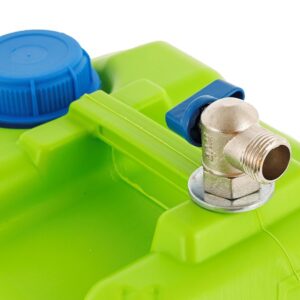 Vandens kanistras with metal short top threaded tap valve, 10 L - Image 2