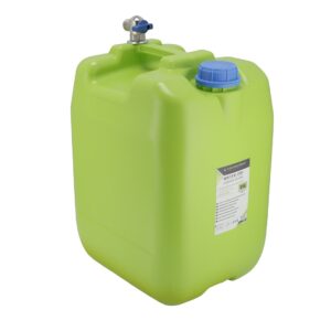 Vandens kanistras with metal short top threaded tap valve, 20 L