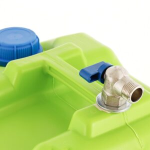 Vandens kanistras with metal short top threaded tap valve, 20 L - Image 3