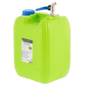 Vandens kanistras with long metal top tap valve, 10 L