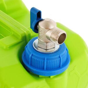 Vandens kanistras with metal top tap valve in threaded cap, 10 L - Image 2