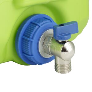 Vandens kanistras with metal top tap valve in threaded cap, 20 L - Image 3