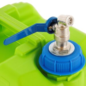 Vandens kanistras with long metal tap valve in cap, 10 L - Image 2