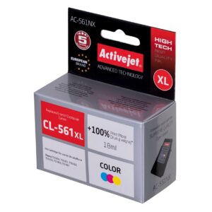 Activejet AC-561NX Brother spausdintuvo rašalas, keičiantis Canon CL-561XL; Supreme; 18 ml; spalvotas - Image 2