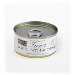 FISH4CATS Sardine with anchovy - šlapias kačių maistas - 70g