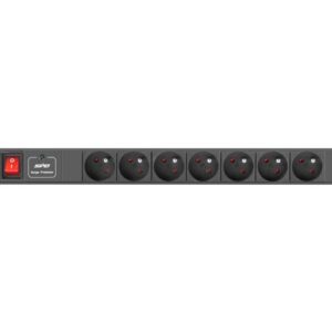 LANBERG MAITINIMO JUOSTOS STOVAS PDU (1U, 10A, 7X 230V, 2M) - Image 2