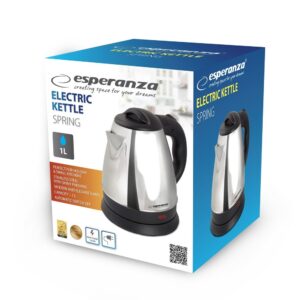 Esperanza EKK116S Elektrinis virdulys 1 l 1350 W sidabrinės spalvos - Image 2