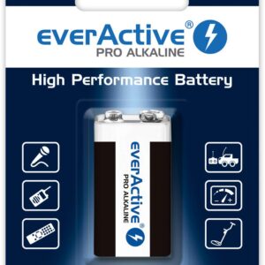 Šarminė baterija 6LR61 9V (R9*) everActive Pro - Image 2