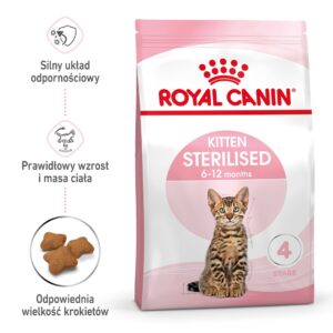 Royal Canin Kitten Sterilised sausas kačių maistas 3,5 kg Kačiukas Paukštiena