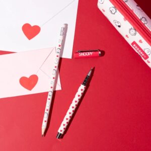 Snoopy - Pencil case with pen and pencil set from the Love Season collection - Image 5