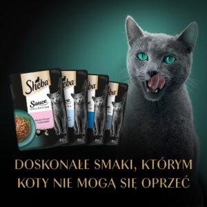 SHEBA Sauce Collection Žuvies skonių kolekcija - šlapias kačių maistas - 40x85 g - Image 3