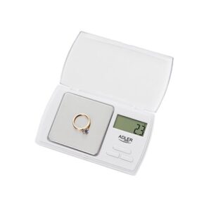 Adler AD 3161 virtuvinės svarstyklės Balta Stačiakampis Elektroninės vonios svarstyklės - Image 2