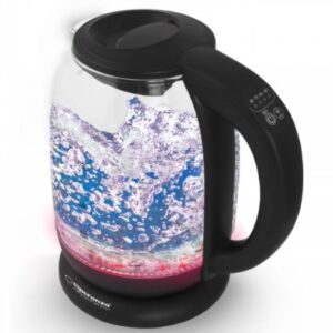 Esperanza EKK027 elektrinis virdulys 1,7 L 2200 W Juoda, Permatomas - Image 3