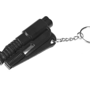 Avarinis įrankis GUARD LIFEGUARD švilpukas, diržinis peilis, stiklo daužiklis (YC-004-BL) - Image 2