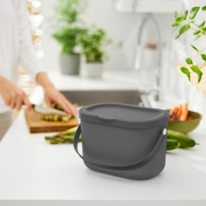 ROTHO Albula Anthracite - atliekų rūšiavimo konteineris - 3,2l - Image 2