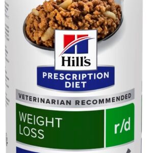 HILL'S Prescription Diet Weight loss r/d - šlapias maistas šunims - 350g