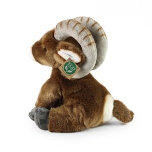 Rappa - Plush realistic plush toy Bighorn Sheep Goat sitting 28 cm Eco-Friendly - Image 4
