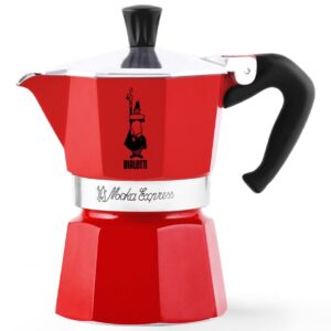 Bialetti Moka Express Mokos gaminimo indas Raudona