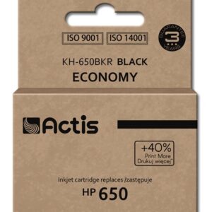 Actis KH-650BKR rašalas (pakaitinis HP 650 CZ101AE; standartinis; 15 ml; juodas)