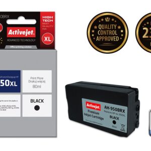Activejet AH-950BRX rašalas (pakaitinis HP 950XL CN045AE; Premium; 80 ml; juodas) - Image 2