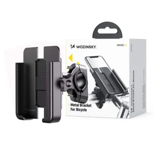 Wozinsky metal bicycle phone holder, scooters black (WBHBK3) - Image 4