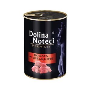Dolina Noteci Premium daug veršienos -  drėgnas kačių maistas - 400g
