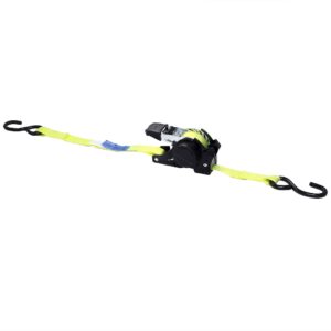 Ratchet tie-down strap with automatic retractor, 25 mm, 680 daN, 3.6 m