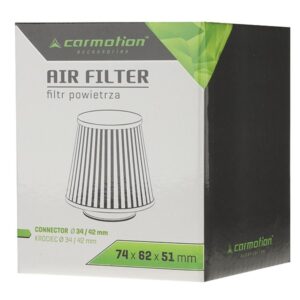 Conical air filter 74x62x51 mm, blue - Image 4