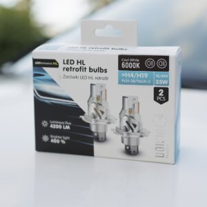 Bulbs VISION LED retrofit H4/H19 HL 12V 35W 4200 lm 6000K, 2 pcs. - Image 5
