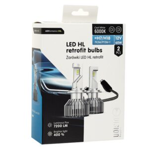 Bulbs VISION LED retrofit H7/H18 HL 12V 60W 7200 lm 6000K, 2 pcs. - Image 5