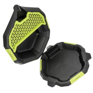 Oil drain pan on wheels, with drainer, 8L - Image 5