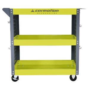 Mobile tool trolley with sides