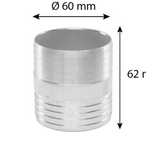 Hose connector diam. 60 mm - Image 2