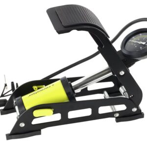 Single-piston kojinė pompa with analog pressure gauge, max 11 BAR / 160 PSI - Image 3