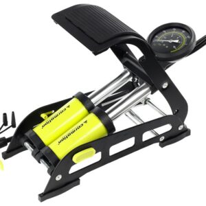 Double piston kojinė pompa with analog pressure gauge, max 11 BAR / 160 PSI - Image 3