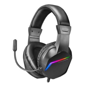 Mars Gaming MH122 Black, FRGB Over Ear Gaming Headset with Microphone