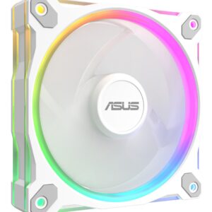 ASUS Prime MR120 Fan ARGB Reverse White Kompiuterio korpusui Ventiliatorius 12 cm Balta