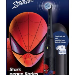 Oral-B iO Kids Spiderman Vaikiškas Besisukantis dantų šepetėlis Juoda - Image 2