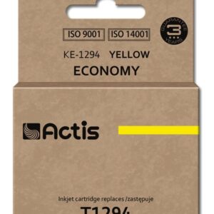Actis KE-1294 rašalas (Epson T1294 pakaitalas; standartinis; 15 ml; geltonas)