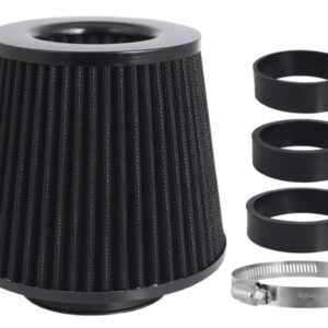 Oro filtras automobiliui, conical 155x130x120 mm, black, adapters: 60, 63, 70 mm