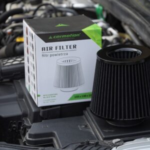 Oro filtras automobiliui, conical 155x130x120 mm, black, adapters: 60, 63, 70 mm - Image 3