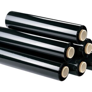 Stretch film, black, 1.5 kg
