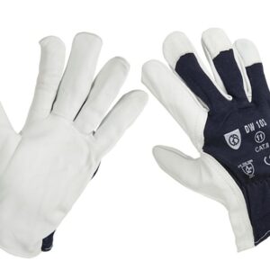 Darbo pirštinės goatskin, 8, navy blue