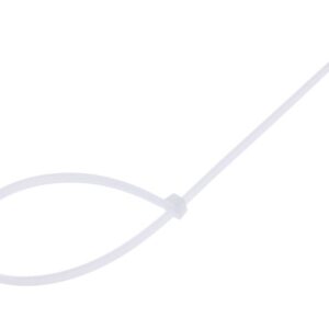 Nailoniniai kabelio tvirtinimo dirželiai 300x3.6 mm, white, 100 vnt - Image 2