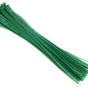 Nailoniniai kabelio tvirtinimo dirželiai 300x3.6 mm, green, 100 vnt