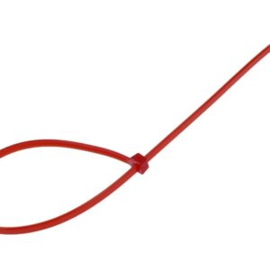 Nailoniniai kabelio tvirtinimo dirželiai 300x3.6 mm, red, 100 vnt - Image 2